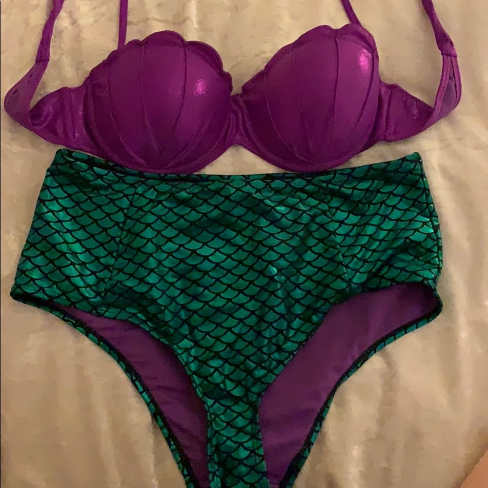 Disney Little Mermaid Adult Women Bikini